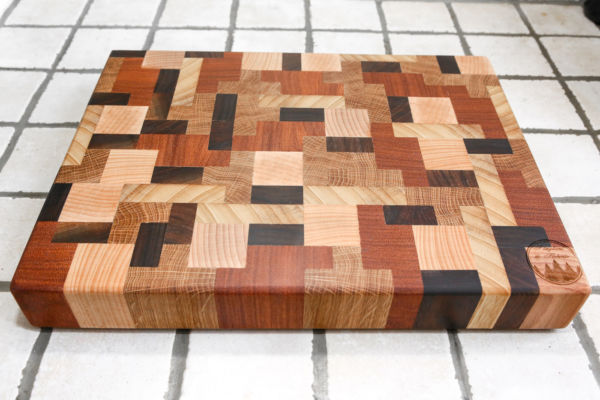 I Taglieri di Roberto - tagliere artigianale in legno pregiato - modello Tetris