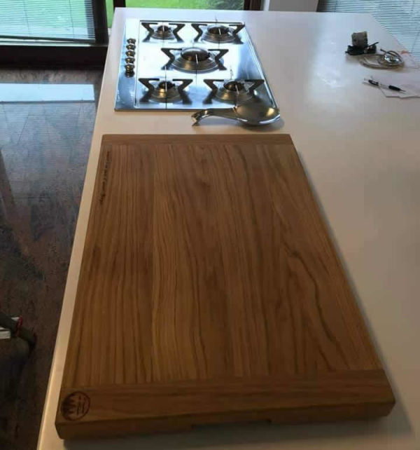 Tagliere da cucina per Chef modello Quercia - I Taglieri di Roberto taglieri artigianali in legno pregiato